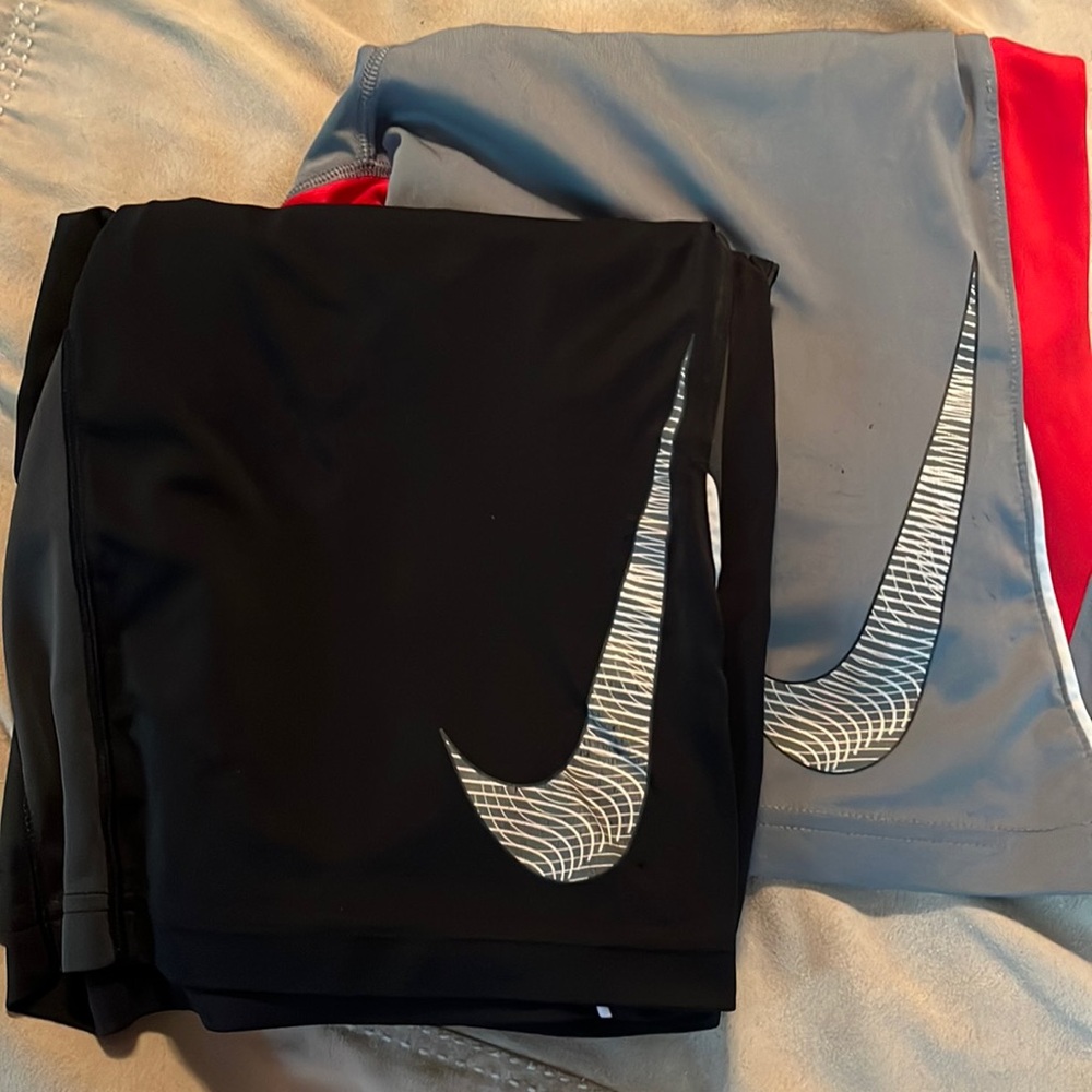 Selling 2 pairs of boys size XL Nike Dri-fit shorts